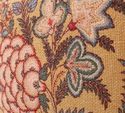 Sorrel Floral Embroidered Pom Pom Border Pillow Cover