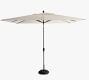 10' Rectangular Outdoor Patio Umbrella &ndash; Rustproof Aluminium Tilt Frame