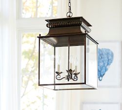 Bolton Metal Lantern Pendant (16")