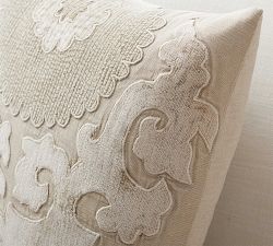 Elmira Velvet Embroidered Pillow Cover