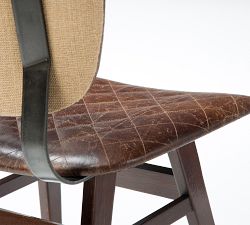 Roblar Quilted Leather Dining Chair, Set of 2