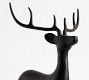 Sculpted Reindeer Fireplace Log Holder