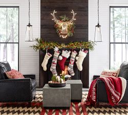 Fair Isle Knit Stockings