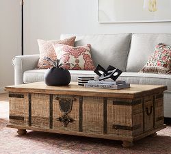 Jade Block Print Inspired Pillow Cover