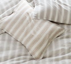 Jamie Stripe Linen Cotton Sham