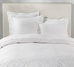 Monique Lhuillier Aster Lace Print Organic Cotton Duvet Cover &amp; Shams