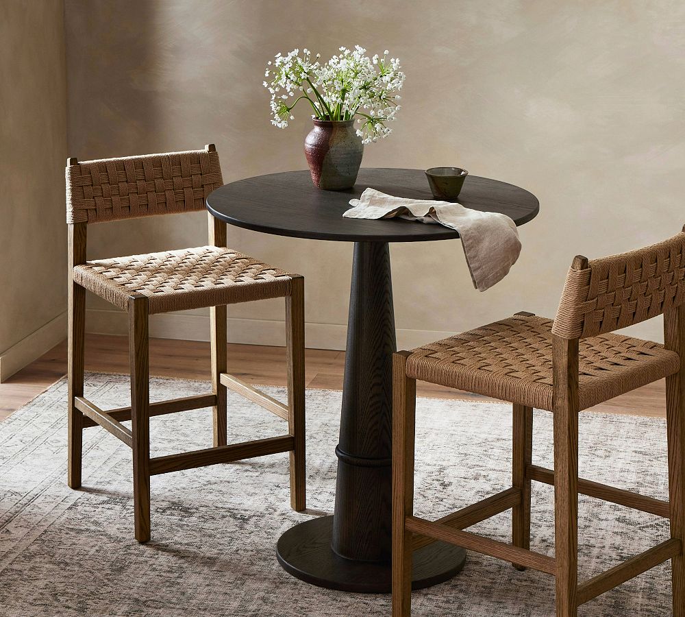 Seaside Woven Stool by Pottery Barn