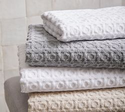 Waffle Sculpted Organic Towel