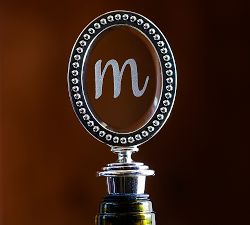 Beaded Glass Bottle Stopper