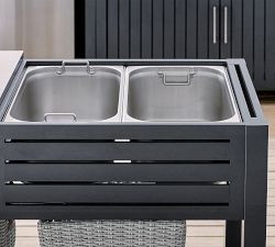 Indio Metal Outdoor Kitchen Island (58")