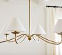 Linen Tapered Clip-On Chandelier Shades, Set of 2 (10")