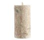 Premium Flickering Flameless Wax Pillar Candles - Sugared Birch