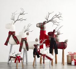 Plaid Reindeer Objects