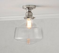 Schoolhouse Glass Flush Mount (11")