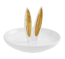 The Emily &amp; Meritt Brass Bunny Ears Ring Holder