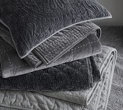 Velvet Medallion Quilted Sham