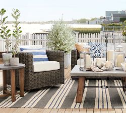 Noah Striped Outdoor Pillow