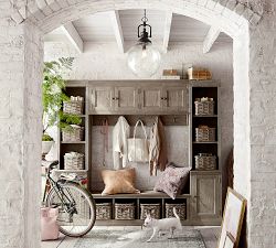 Duke Oversized Recycled Glass &amp; Metal Pendant (16")