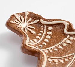 Gingerbread Tree Stoneware Serving Platter