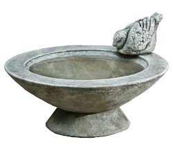 Milan Concrete Bird Bath