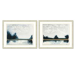 Western Lake Framed Prints