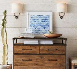 Francis Metal Shaded Sconce (15'')