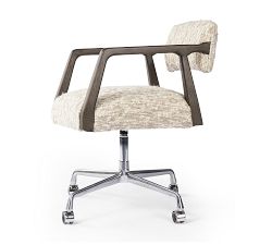 Jasper Upholstered Swivel Desk Chair