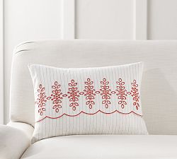 Raissa Eyelet Lumbar Pillow Cover
