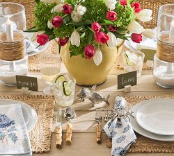 Figural Seahorse and Crab Napkin Rings - Set of 4