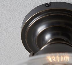 Schoolhouse Glass Flush Mount (11")