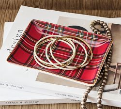 Stewart Plaid Decorative Tray