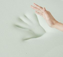 Green Tea Foam Mattress Topper with Removable Cooling Cover