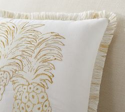 Lilly Pulitzer Flamenco Pineapple Embroidered Filled Pillow