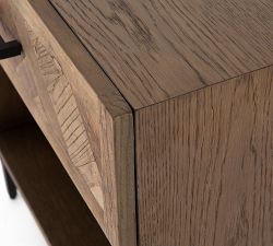 Parquet Reclaimed Wood Nightstand