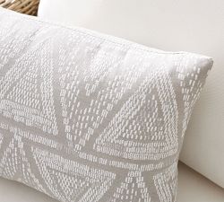 Sunbrella® Woven Triangles Outdoor Pillow