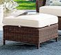 Torrey Wicker Outdoor Ottoman (25")