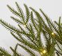 Lit Faux Draping Branch