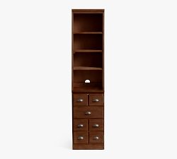 Pottery Barn Printer's Bookcase with Door Cabinet - Thumbnail 2