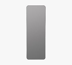 Slim Profile Rounded Edge Floor Mirror
