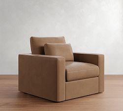 Westwood Square Arm Deep Seat Leather Chair