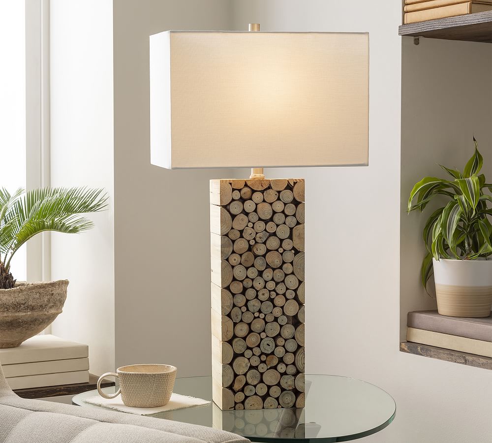 Ebury Wood Table Lamp (27") by Pottery Barn
