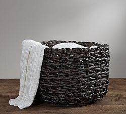 Black Banana Leaf Basket
