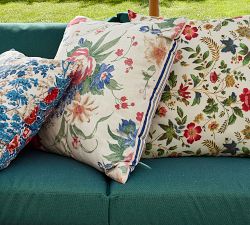 Charlotte Floral Reversible Printed Outdoor Pillow