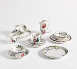 Christmas in the Country Stoneware Cereal Bowls - Set of 4
