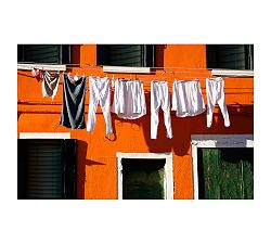 Fresh Laundry in Burano By Rebecca Plotnick