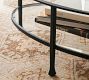 Tanner Oval Glass Coffee Table (47.5")