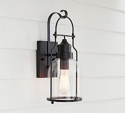 Taylor Outdoor Metal Sconce (16'')