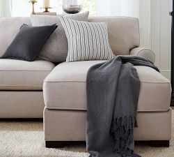 Alysia Woven Fringe Throw