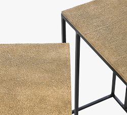 Greyson Rectangular Metal Nesting End Table