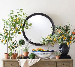 Faux Potted Lavender in Terracotta Pot